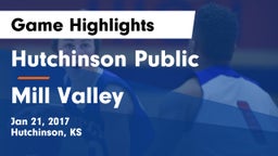 Hutchinson Public  vs Mill Valley  Game Highlights - Jan 21, 2017