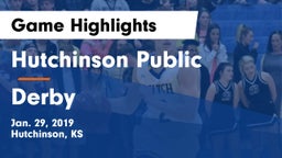 Hutchinson Public  vs Derby  Game Highlights - Jan. 29, 2019