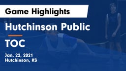 Hutchinson Public  vs TOC Game Highlights - Jan. 22, 2021