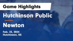 Hutchinson Public  vs Newton  Game Highlights - Feb. 23, 2024
