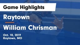 Raytown  vs William Chrisman  Game Highlights - Oct. 10, 2019
