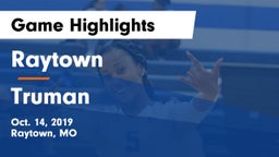 Raytown  vs Truman  Game Highlights - Oct. 14, 2019
