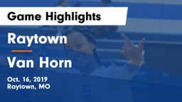 Raytown  vs Van Horn  Game Highlights - Oct. 16, 2019