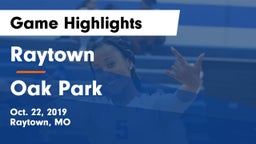 Raytown  vs Oak Park Game Highlights - Oct. 22, 2019