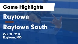 Raytown  vs Raytown South  Game Highlights - Oct. 28, 2019
