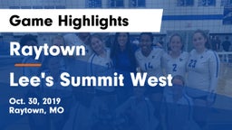 Raytown  vs Lee's Summit West  Game Highlights - Oct. 30, 2019