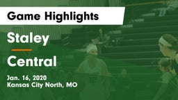 Staley  vs Central  Game Highlights - Jan. 16, 2020