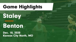 Staley  vs Benton  Game Highlights - Dec. 18, 2020