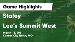 Staley  vs Lee's Summit West  Game Highlights - March 13, 2021