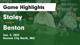 Staley  vs Benton  Game Highlights - Jan. 3, 2022
