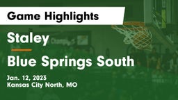 Staley  vs Blue Springs South  Game Highlights - Jan. 12, 2023