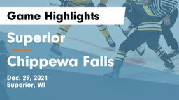 Superior  vs Chippewa Falls  Game Highlights - Dec. 29, 2021