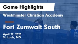 Westminster Christian Academy vs Fort Zumwalt South  Game Highlights - April 27, 2023