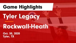 Tyler Legacy  vs Rockwall-Heath  Game Highlights - Oct. 30, 2020