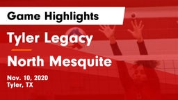 Tyler Legacy  vs North Mesquite  Game Highlights - Nov. 10, 2020