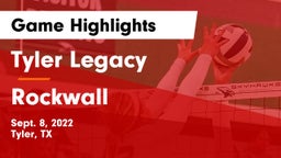 Tyler Legacy  vs Rockwall  Game Highlights - Sept. 8, 2022