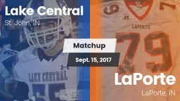 Matchup: Lake Central High vs. LaPorte  2017