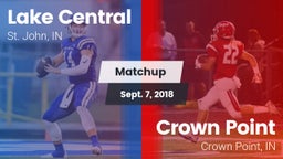 Matchup: Lake Central High vs. Crown Point  2018