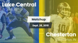 Matchup: Lake Central High vs. Chesterton  2018