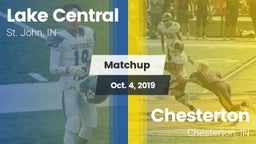 Matchup: Lake Central High vs. Chesterton  2019