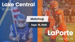 Matchup: Lake Central High vs. LaPorte  2020