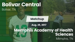 Matchup: Bolivar Central vs. Memphis Academy of Health Sciences  2017