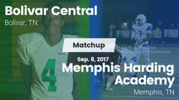 Matchup: Bolivar Central vs. Memphis Harding Academy 2016
