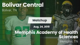 Matchup: Bolivar Central vs. Memphis Academy of Health Sciences  2018