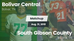 Matchup: Bolivar Central vs. South Gibson County  2018