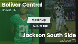 Matchup: Bolivar Central vs. Jackson South Side  2018