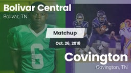 Matchup: Bolivar Central vs. Covington  2018