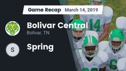 Recap: Bolivar Central  vs. Spring 2019