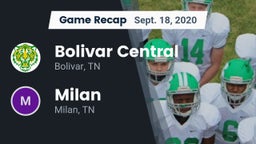 Recap: Bolivar Central  vs. Milan  2020