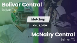 Matchup: Bolivar Central vs. McNairy Central  2020