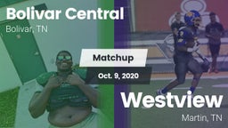 Matchup: Bolivar Central vs. Westview  2020