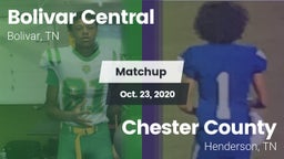 Matchup: Bolivar Central vs. Chester County  2020