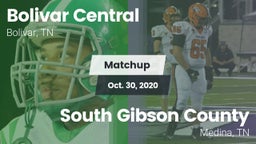 Matchup: Bolivar Central vs. South Gibson County  2020