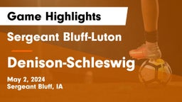 Sergeant Bluff-Luton  vs Denison-Schleswig  Game Highlights - May 2, 2024