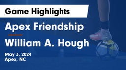 Apex Friendship  vs William A. Hough  Game Highlights - May 3, 2024