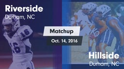 Matchup: Riverside High vs. Hillside  2016