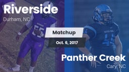 Matchup: Riverside High vs. Panther Creek  2017