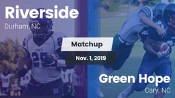 Matchup: Riverside High vs. Green Hope  2019