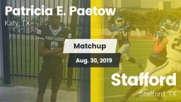 Matchup: Patricia E. Paetow H vs. Stafford  2019