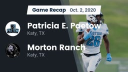 Recap: Patricia E. Paetow  vs. Morton Ranch  2020