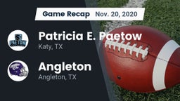 Recap: Patricia E. Paetow  vs. Angleton  2020