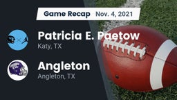 Recap: Patricia E. Paetow  vs. Angleton  2021
