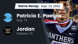 Recap: Patricia E. Paetow  vs. Jordan  2022
