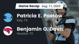 Recap: Patricia E. Paetow  vs. Benjamin O. Davis  2023