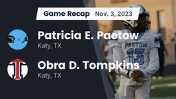 Recap: Patricia E. Paetow  vs. Obra D. Tompkins  2023