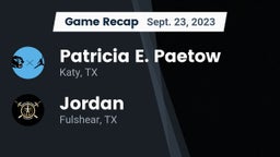 Recap: Patricia E. Paetow  vs. Jordan  2023